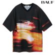 画像1: BAUF S/S PRINTED RACING T-SHIRTS BLACK / バウフ 半袖 レーシング プリント Tシャツ ブラック (1)