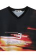 画像3: BAUF S/S PRINTED RACING T-SHIRTS BLACK / バウフ 半袖 レーシング プリント Tシャツ ブラック (3)
