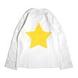画像6: LA FAM LS STAR CUT AND SEW WHITE / ラファム 長袖 カットソー ホワイト (6)
