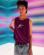 画像6: YOUTHBATH YB COLOR STAR SLEEVELESS TEE PURPLE / ユースバス YB カラー スター スリーブレス Tシャツ パープル (6)