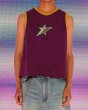 画像7: YOUTHBATH YB COLOR STAR SLEEVELESS TEE PURPLE / ユースバス YB カラー スター スリーブレス Tシャツ パープル (7)