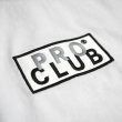画像3: Pro Club Heavyweight Short Sleeve Embroidered Box Logo Tee WHITE / プロクラブ ヘビーウェイト 半袖 ボックスロゴ Tシャツ ホワイト (3)