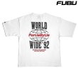 画像1: FUBU WORLD WIDE TEE WHITE / フブ ワールドワイド Tシャツ ホワイト (1)