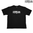 画像1: COMME des FUCKDOWN S/S LOGO TEE BLACK / コムデファックダウン ロゴ 半袖 Tシャツ ブラック (1)