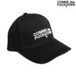 画像1: COMME des FUCKDOWN LOGO BASEBALL CAP BLACK  / コムデファックダウン ロゴ ベースボール キャップ ブラック (1)