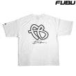 画像1: FUBU PIGMENT CLASSIC LOGO TEE WHITE / フブ ピグメント クラシック ロゴ Tシャツ ホワイト (1)