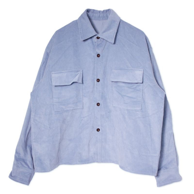 Corduroy Shirts Jkt Light Blue コーデュロイ シャツ ジャケット ライト ブルー Warp