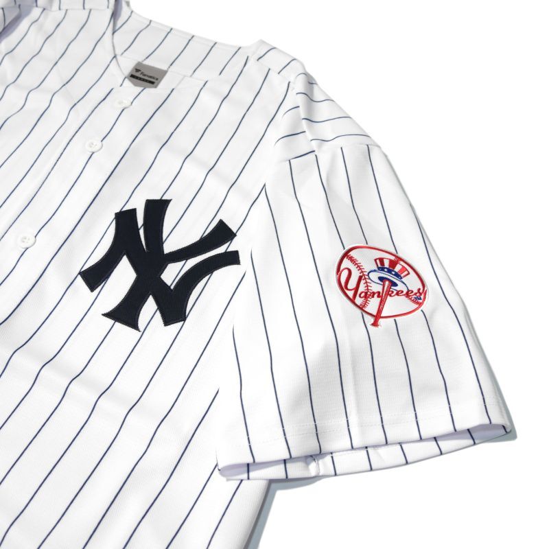 しておりま FANATICS ベースボールシャツ MLB YANKEES BASEBALL ヤンキース (Fanatics/シャツ
