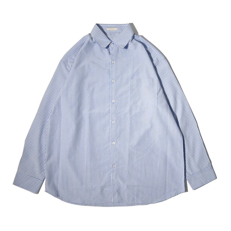 LE ブルーストライプシャツ サイズ1 comoli | www.innoveering.net