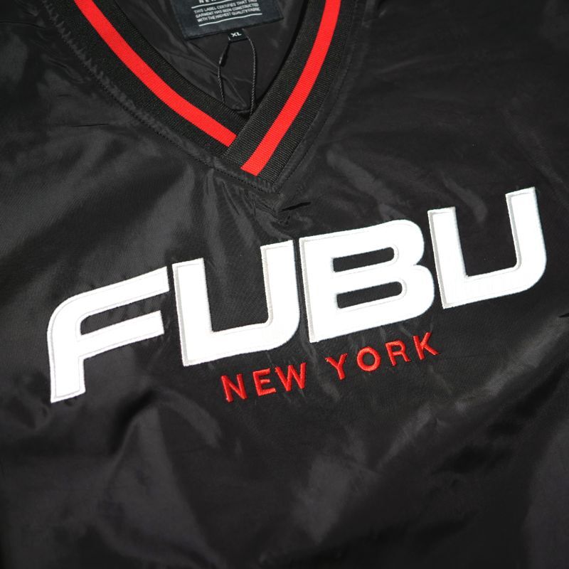 FUBU PULLOVER GAME SHIRTS BLACK / フブ プルオーバー ゲームシャツ 