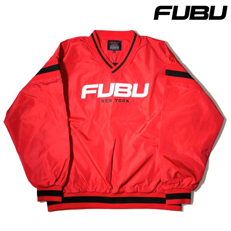 FUBU PULLOVER GAME SHIRTS RED / フブ プルオーバー ゲームシャツ ...