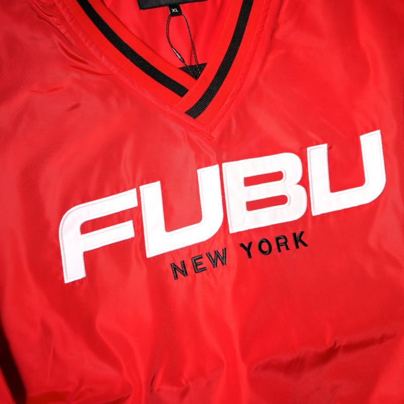 FUBU PULLOVER GAME SHIRTS RED / フブ プルオーバー ゲームシャツ